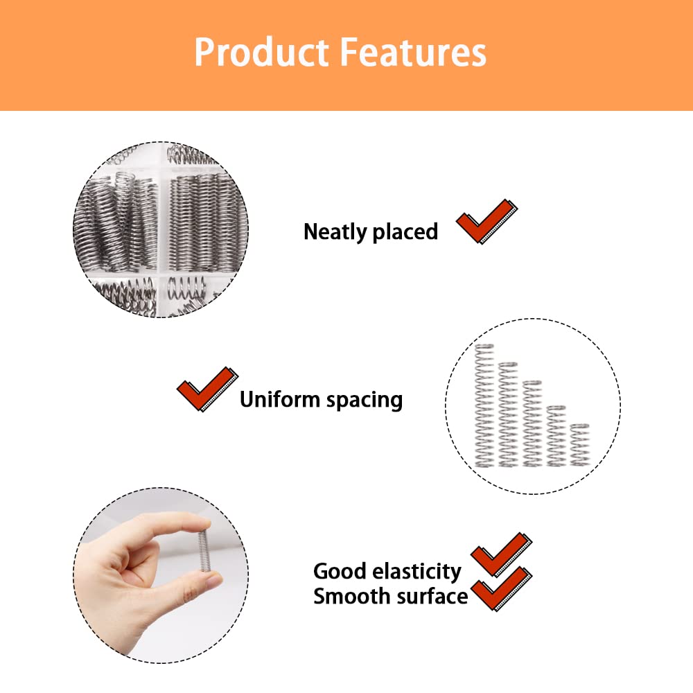300PCS Compression Springs Assortment Kit