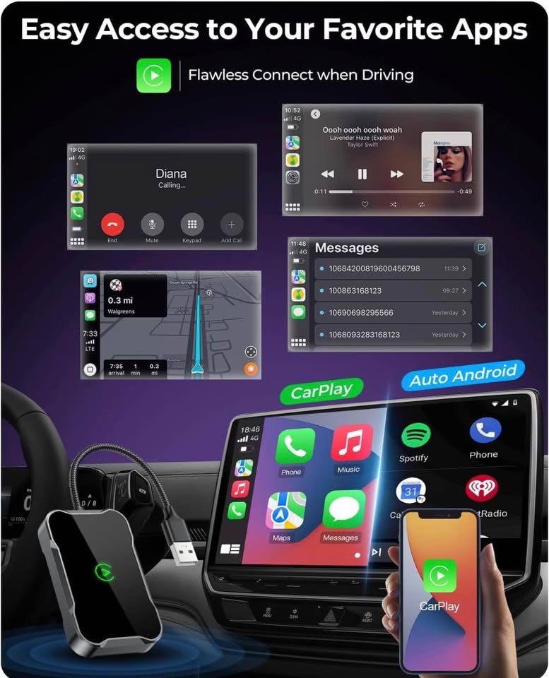 Wireless Carplay / Android Auto Adapter
