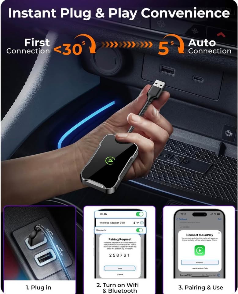 Wireless Carplay / Android Auto Adapter