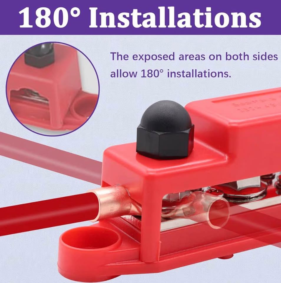250A 12V Bus Bar Marine Power Distribution