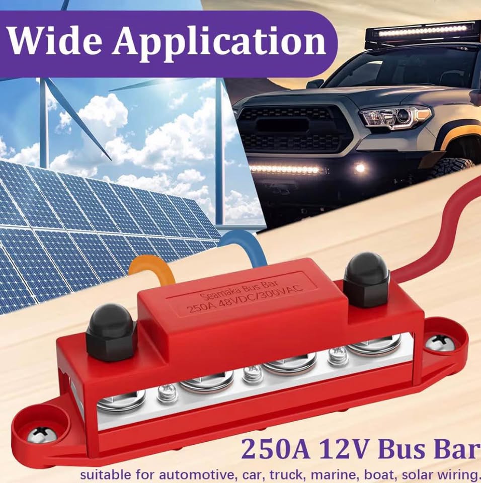 250A 12V Bus Bar Marine Power Distribution