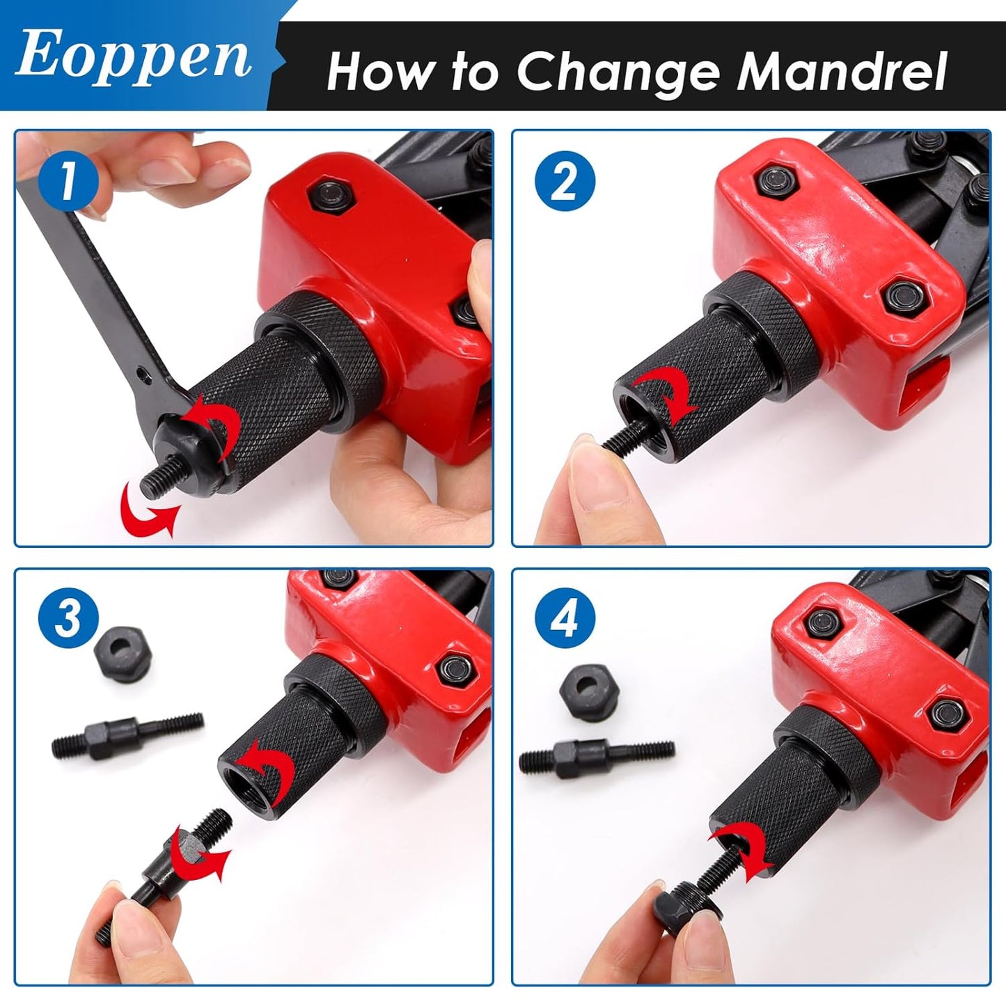 500Pcs Rivet Nut Tool Kit