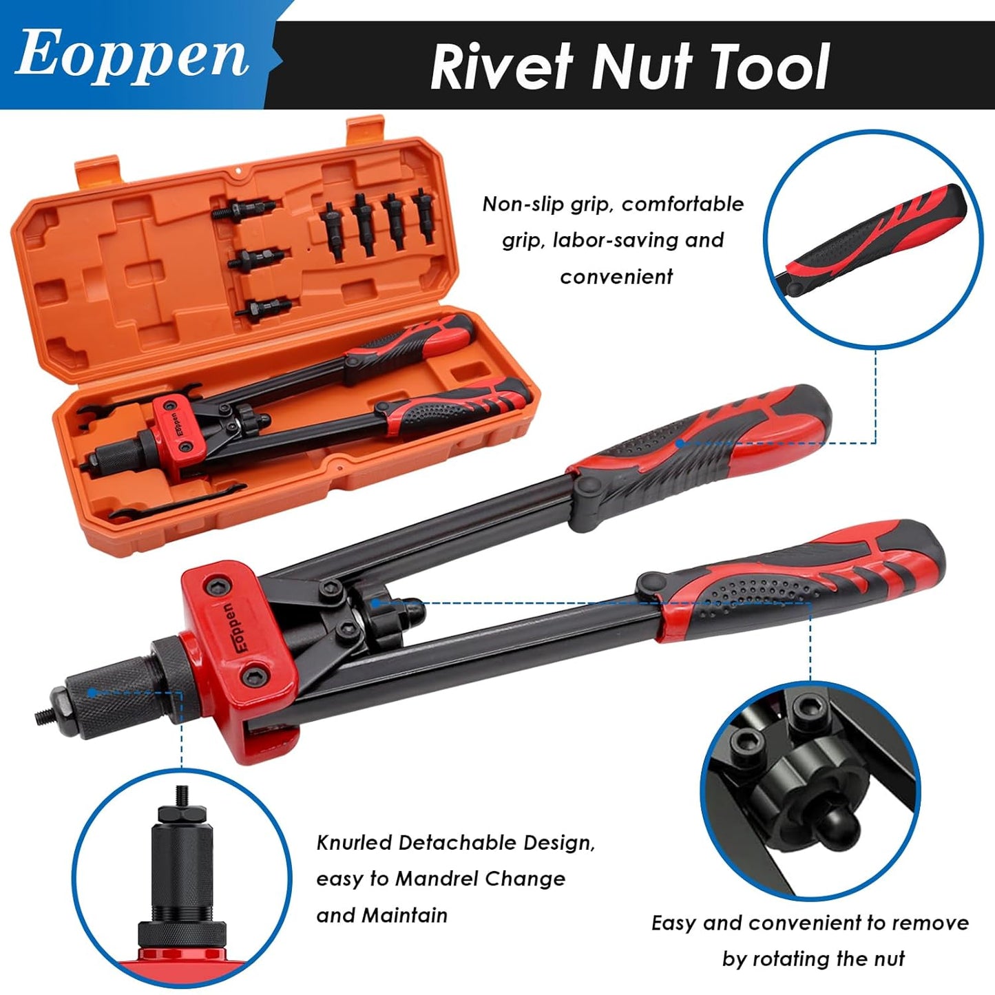 500Pcs Rivet Nut Tool Kit
