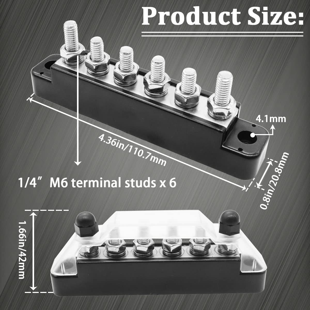 150A 12V-48V Bus Bar