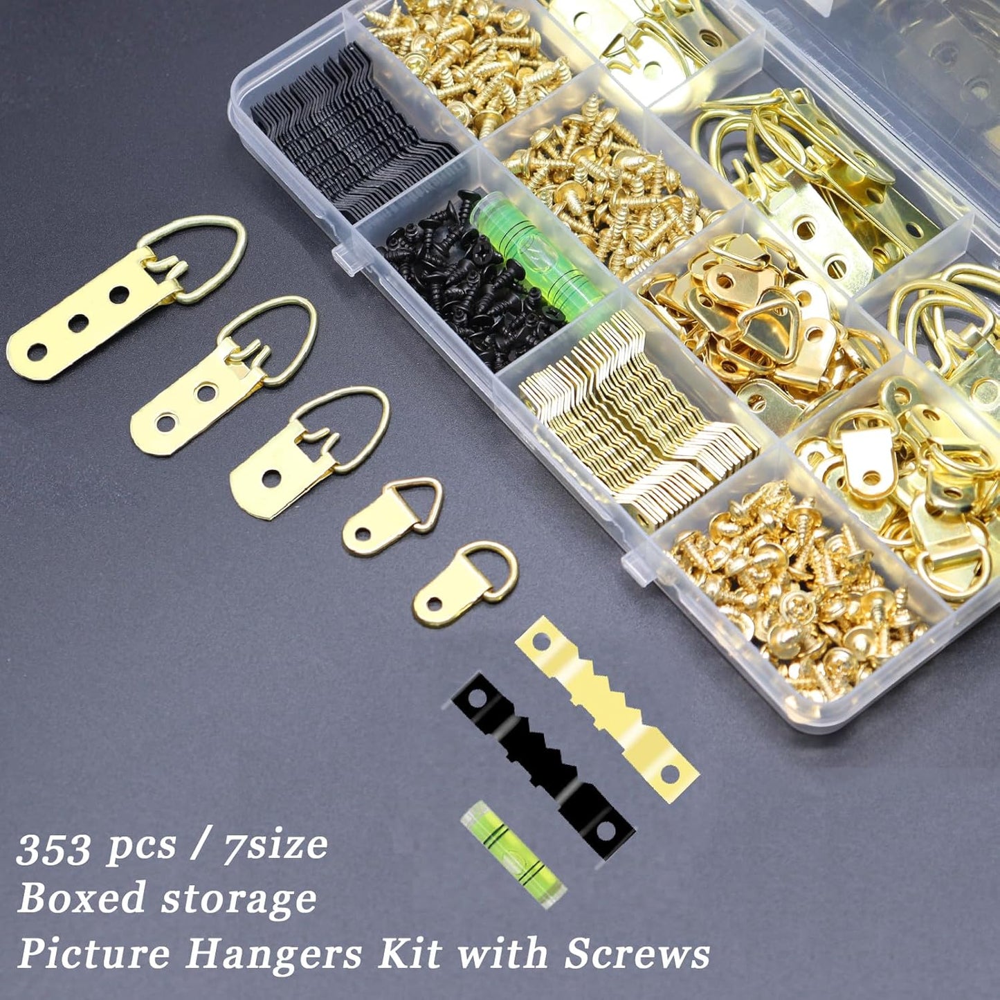 353PCS Picture Hanging Kit with Screws