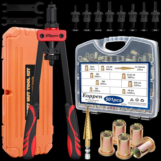 500Pcs Rivet Nut Tool Kit