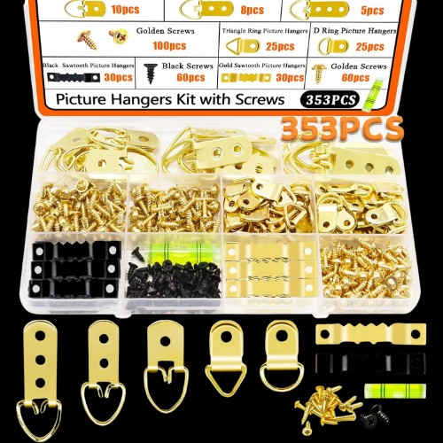 353PCS Picture Hanging Kit with Screws